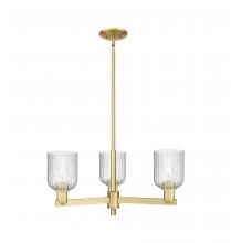 Innovations Lighting 716-3CR-SG-G559-5SDY - Bridal Veil - 3 Light - 18 inch - Satin Gold - Pendant