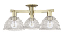 Innovations Lighting 716-3F-AB-G422 - Arietta - 3 Light - 26 inch - Antique Brass - Semi-Flush Mount