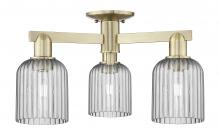 Innovations Lighting 716-3F-AB-G559-5SM - Bridal Veil - 3 Light - 6 inch - Antique Brass - Semi-Flush Mount
