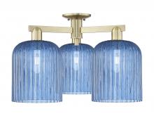 Innovations Lighting 716-3F-AB-G559-8BL - Bridal Veil - 3 Light - 26 inch - Antique Brass - Semi-Flush Mount