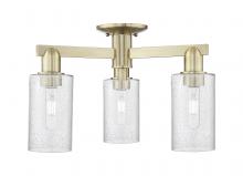 Innovations Lighting 716-3F-AB-G804 - Clymer - 3 Light - 21 inch - Antique Brass - Semi-Flush Mount