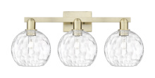 Innovations Lighting 716-3W-AB-G1215-8 - Athens Water Glass - 3 Light - 27 inch - Antique Brass - Bath Vanity Light