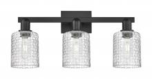 Innovations Lighting 716-3W-BK-G112C-5CL - Cobbleskill - 3 Light - 24 inch - Matte Black - Bath Vanity Light