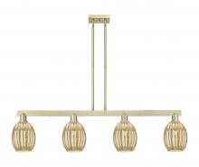 Innovations Lighting 716-4I-AB-G459-6ME - Preston Bulb - 4 Light - 48 inch - Antique Brass - Stem hung - Island Light