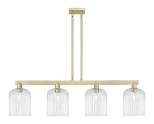 Innovations Lighting 716-4I-AB-G559-8CL - Bridal Veil - 4 Light - 51 inch - Antique Brass - Stem hung - Island Light