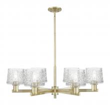 Innovations Lighting 716-6CR-AB-G402 - Niagara - 6 Light - 36 inch - Antique Brass - Stem hung - Chandelier