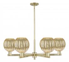 Innovations Lighting 716-6CR-AB-G458-7ME - Preston Globe - 6 Light - 24 inch - Antique Brass - Chandelier