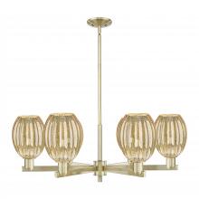 Innovations Lighting 716-6CR-AB-G459-6ME - Preston Bulb - 6 Light - 24 inch - Antique Brass - Chandelier