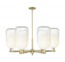 Innovations Lighting 716-6CR-AB-G482-7OP - Brookhaven Cloche - 6 Light - 24 inch - Antique Brass - Chandelier