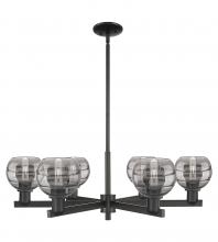 Innovations Lighting 716-6CR-BK-G556-6SM - Rochester - 6 Light - 36 inch - Matte Black - Stem hung - Chandelier