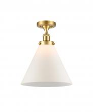 Innovations Lighting 916-1C-SG-G41-L - Cone - 1 Light - 12 inch - Satin Gold - Semi-Flush Mount