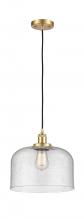 Innovations Lighting 916-1P-SG-G74-L - Bell - 1 Light - 12 inch - Satin Gold - Cord hung - Mini Pendant