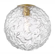 Innovations Lighting G320-10CL-BB - Barrington - 1 Light - 10 inch - Brushed Brass - Cord hung - Mini Pendant