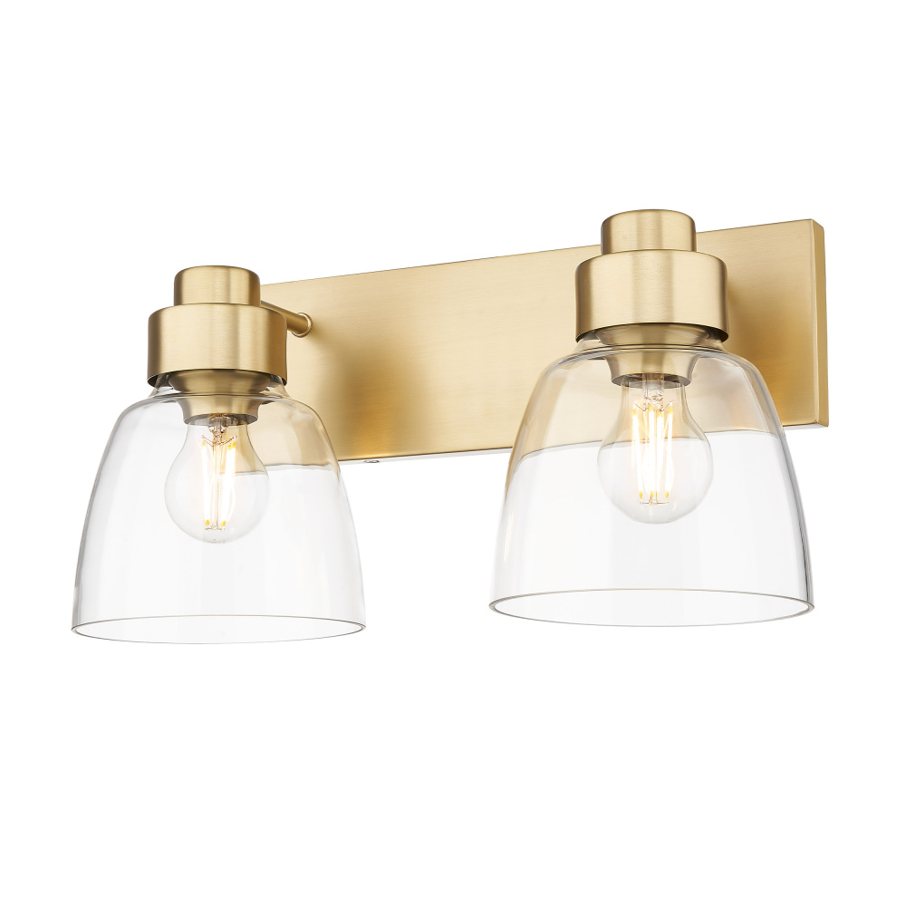 Golden Lighting Remy 2-light Vanity in Brushed Champagne Brass