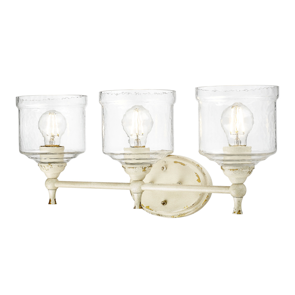 Golden Lighting Keating 3-light Vanity in Antique Ivory