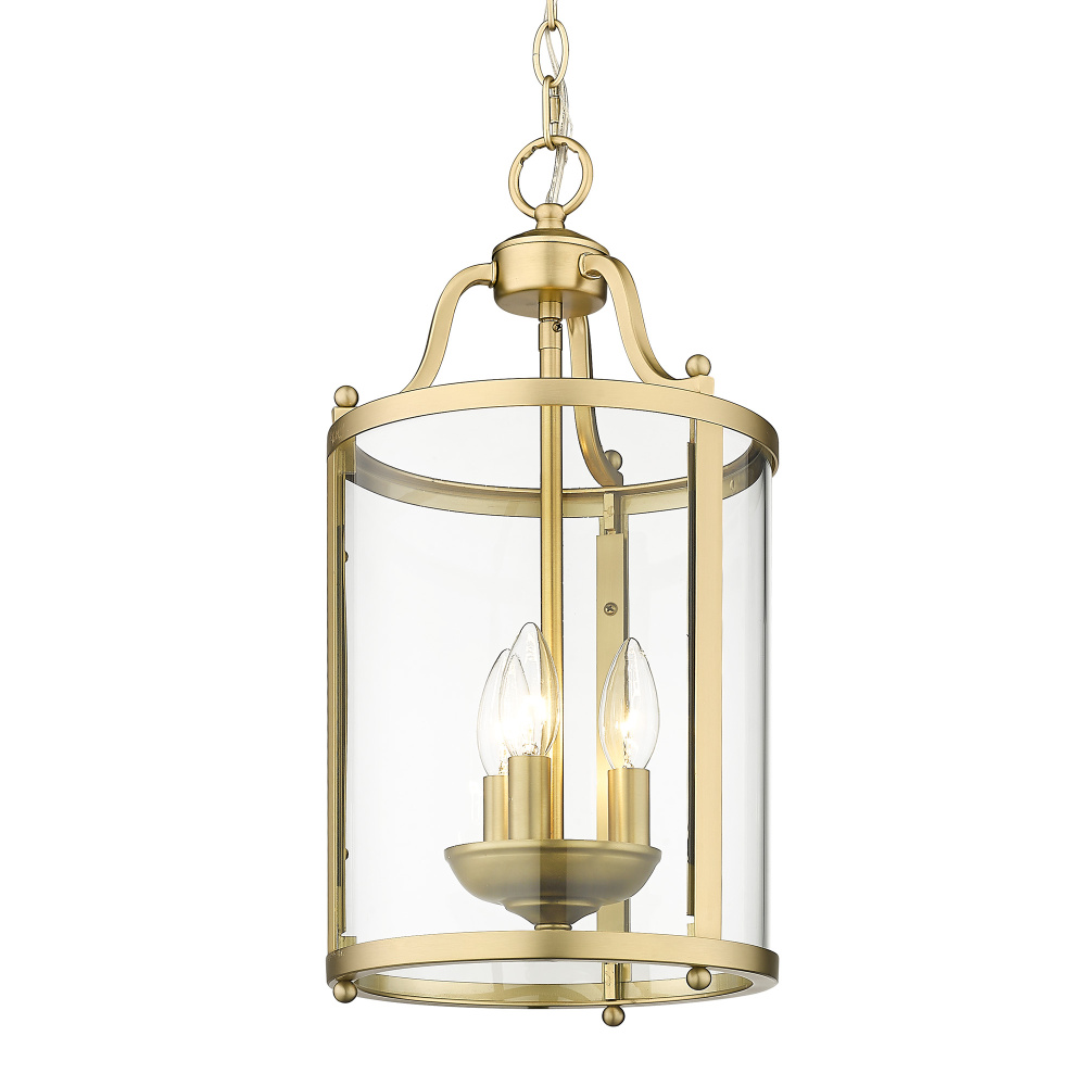 Golden Lighting Payton 3-light Pendant in Brushed Champagne Brass