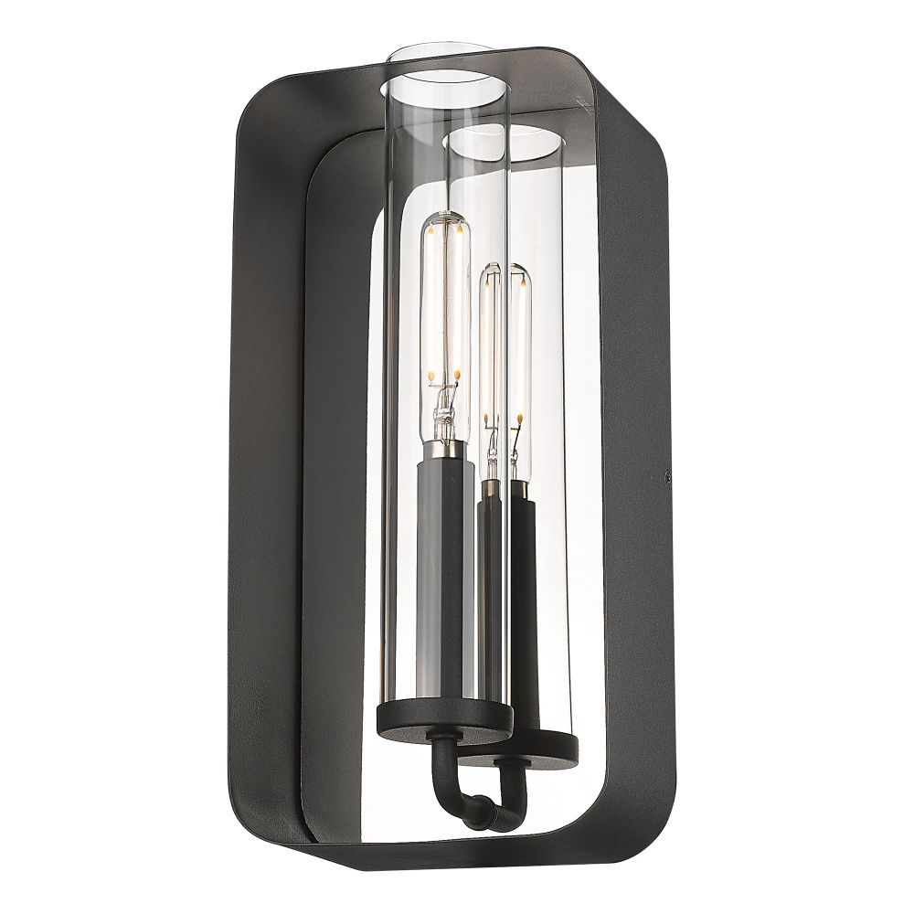 Wry Lighting Skye 1-light Wall Sconce in Natural Black