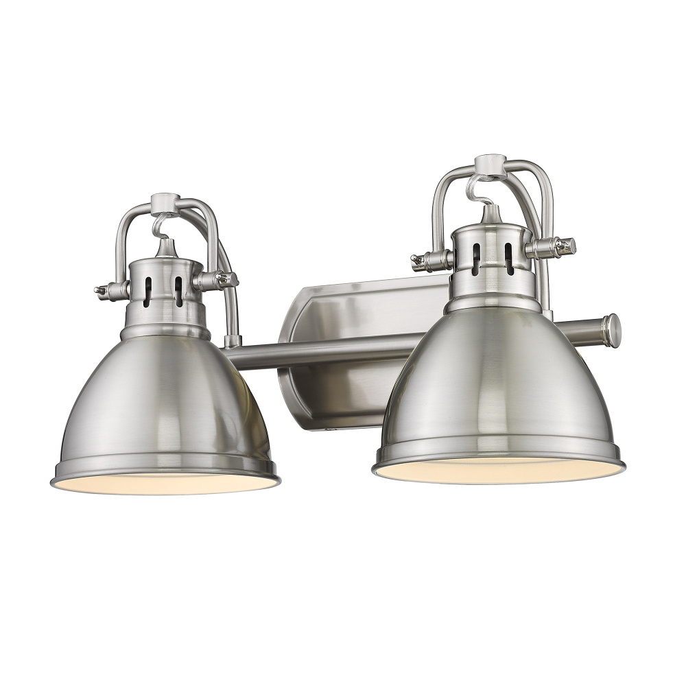 Yep by Golden Lighting Duncan 2-light Vanity in Pewter