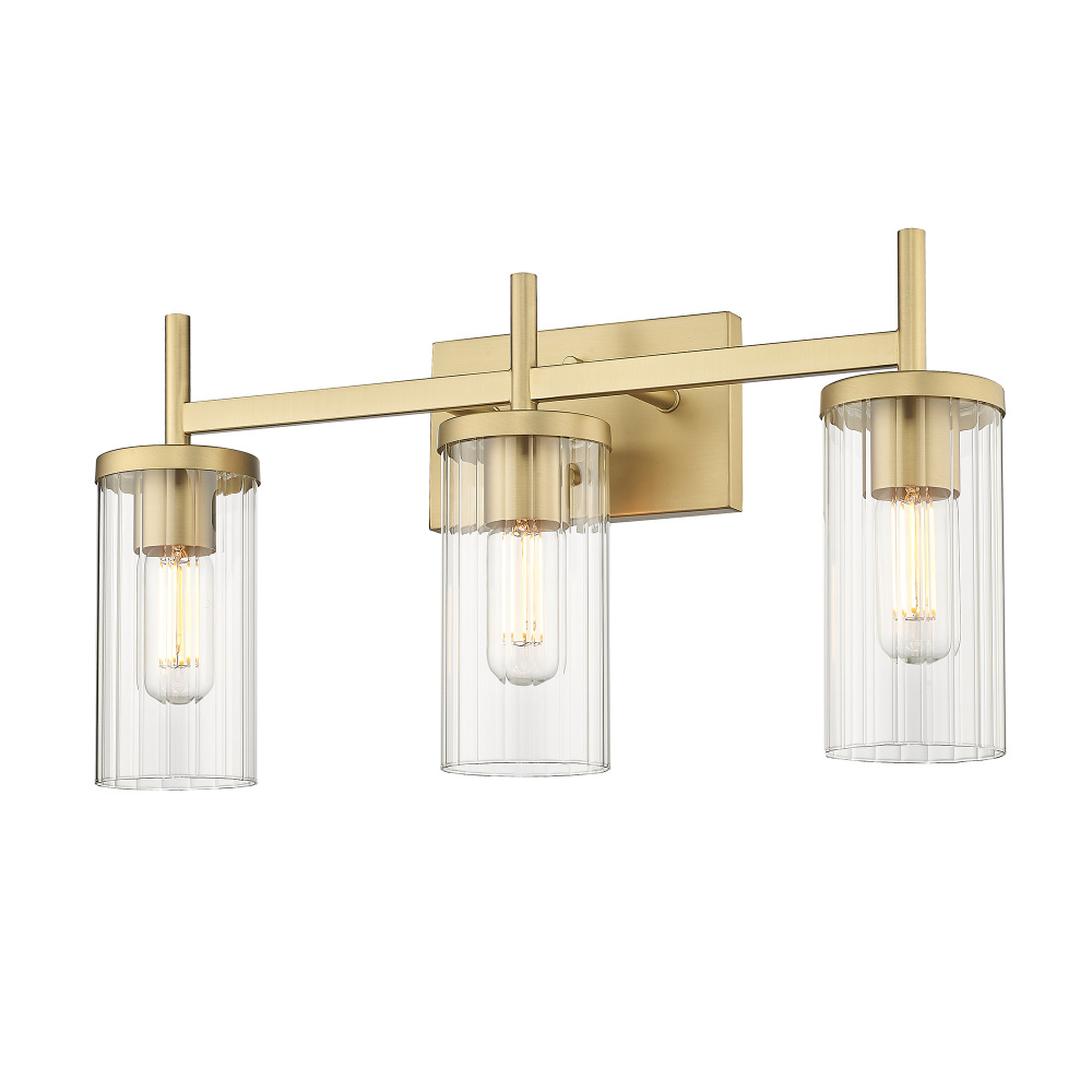 Golden Lighting Winslett 3-light Vanity in Brushed Champagne Brass