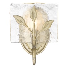 Golden 3160-1W WG-HWG - Golden Lighting Calla 1-light Wall Sconce in White Gold