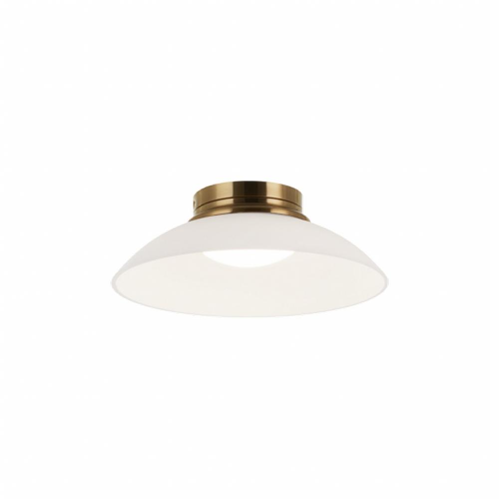 Luna Aged Gold Brass Flush Mounts