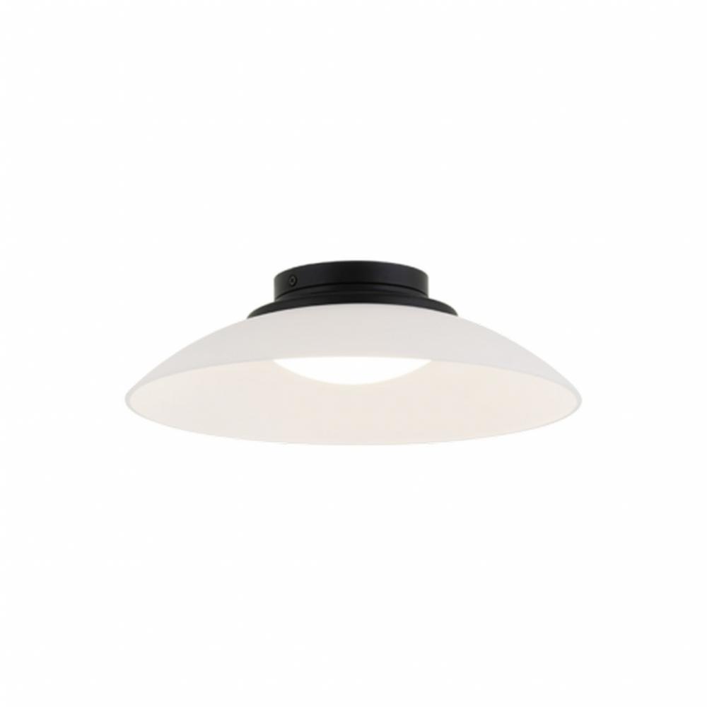 Luna Matte Black Flush Mounts