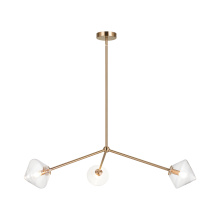 Matteo Lighting C81743AGCL - Novo Aged Gold Brass Pendant