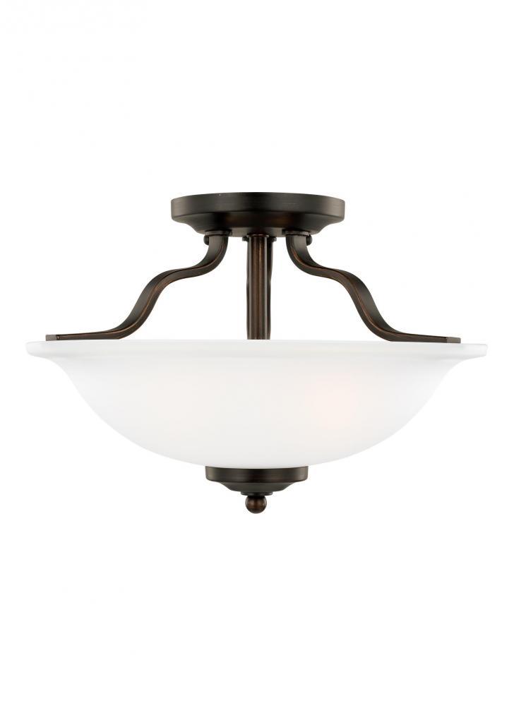 Emmons Two Light Semi-Flush