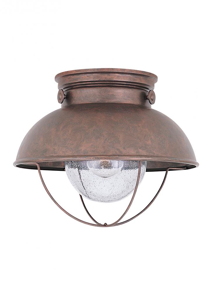 Sebring One Light Outdoor Ceiling Flush Mount