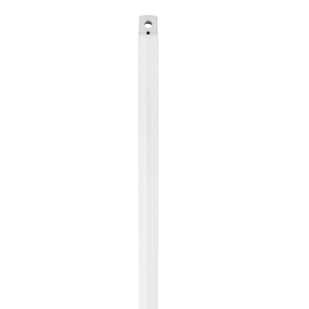 24&#34; Threaded Downrod - White