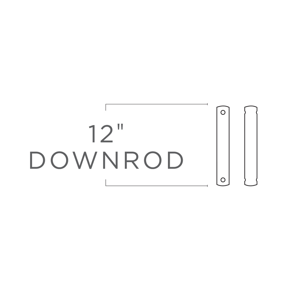 12&#34; Downrod in Oil Rubbed Bronze