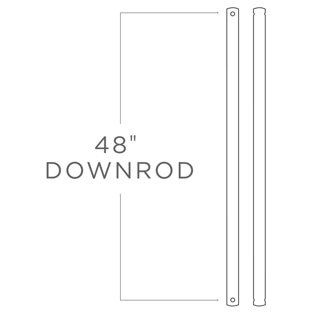 48&#34; Downrod in Oil Rubbed Bronze