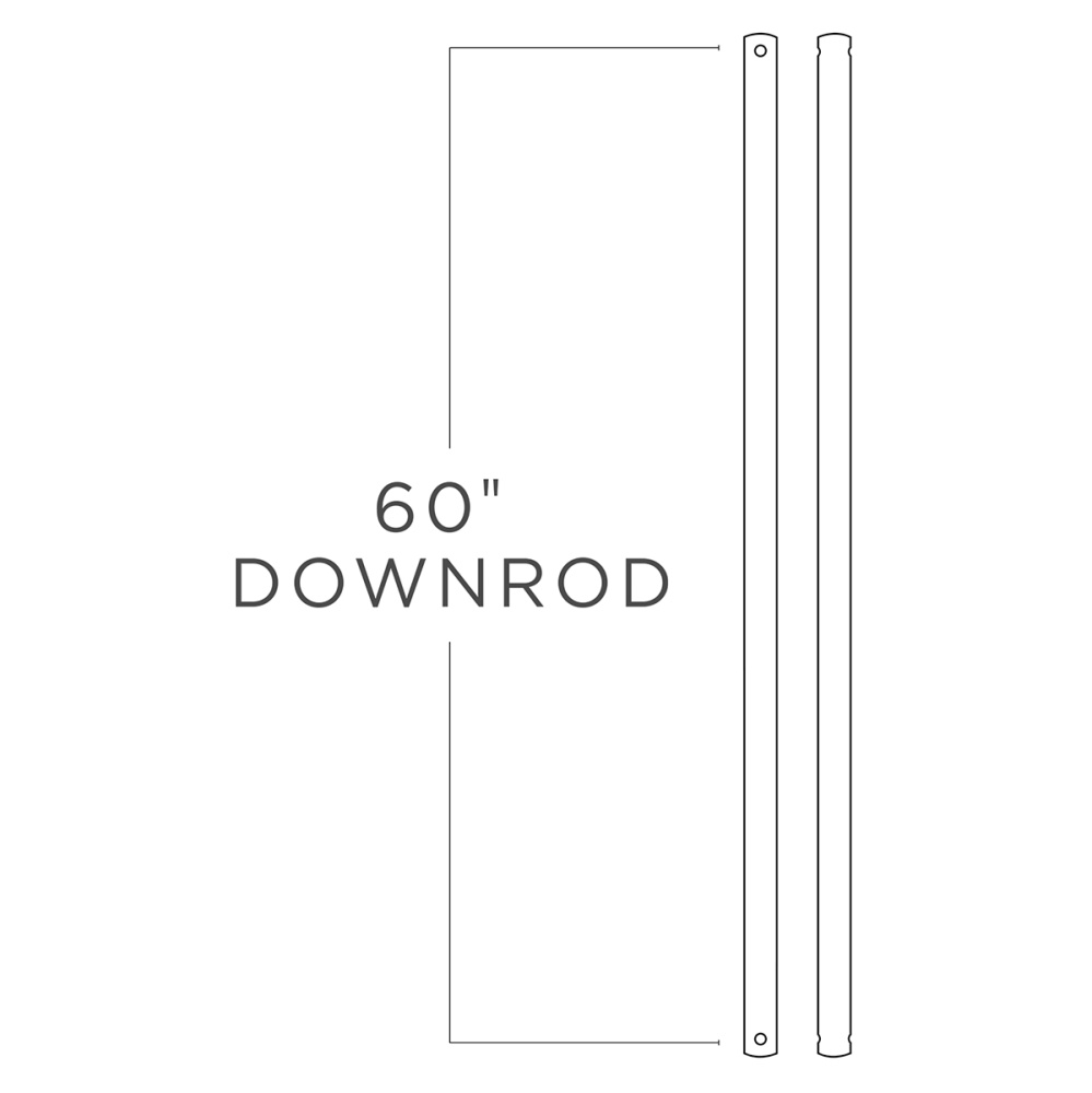 60&#34; Downrod in Oil Rubbed Bronze