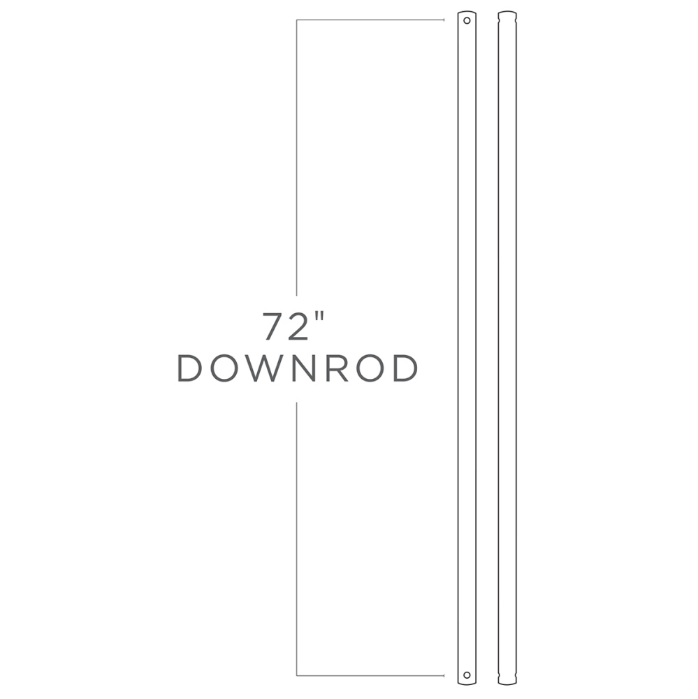 72&#34; Downrod in Oil Rubbed Bronze