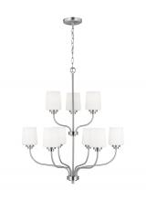 Generation Lighting 3102809-962 - Windom Nine Light Chandelier