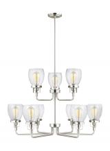 Generation Lighting 3214509-962 - Belton Nine Light Up Chandelier