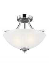 Generation Lighting 7716502EN3-05 - Geary Small Two Light Semi-Flush Convertible Pendant