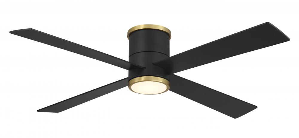 Falco 54&#34; LED Flush Mount Ceiling Fan