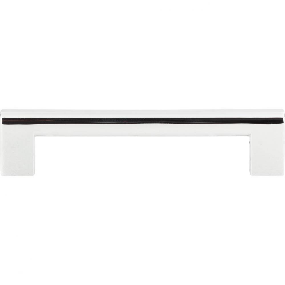 Round Rail Pull 5 1/16 Inch (c-c) Polished Chrome