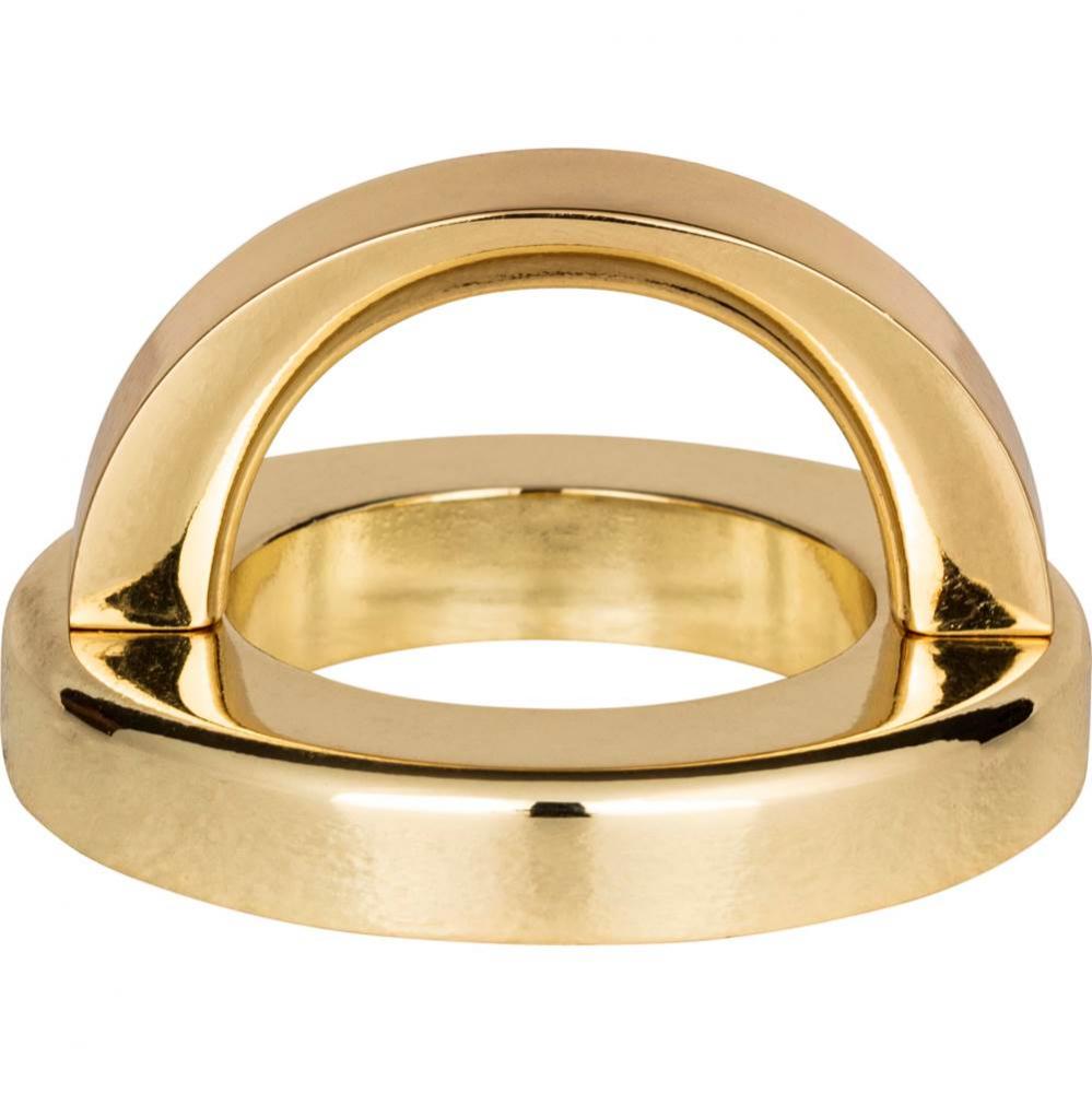 Tableau Round Base and Top 1 7/16 Inch (c-c) French Gold