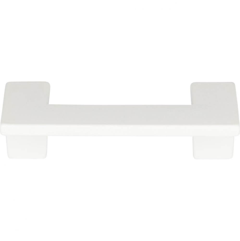 U Turn Pull 2 1/2 Inch (c-c) High White Gloss