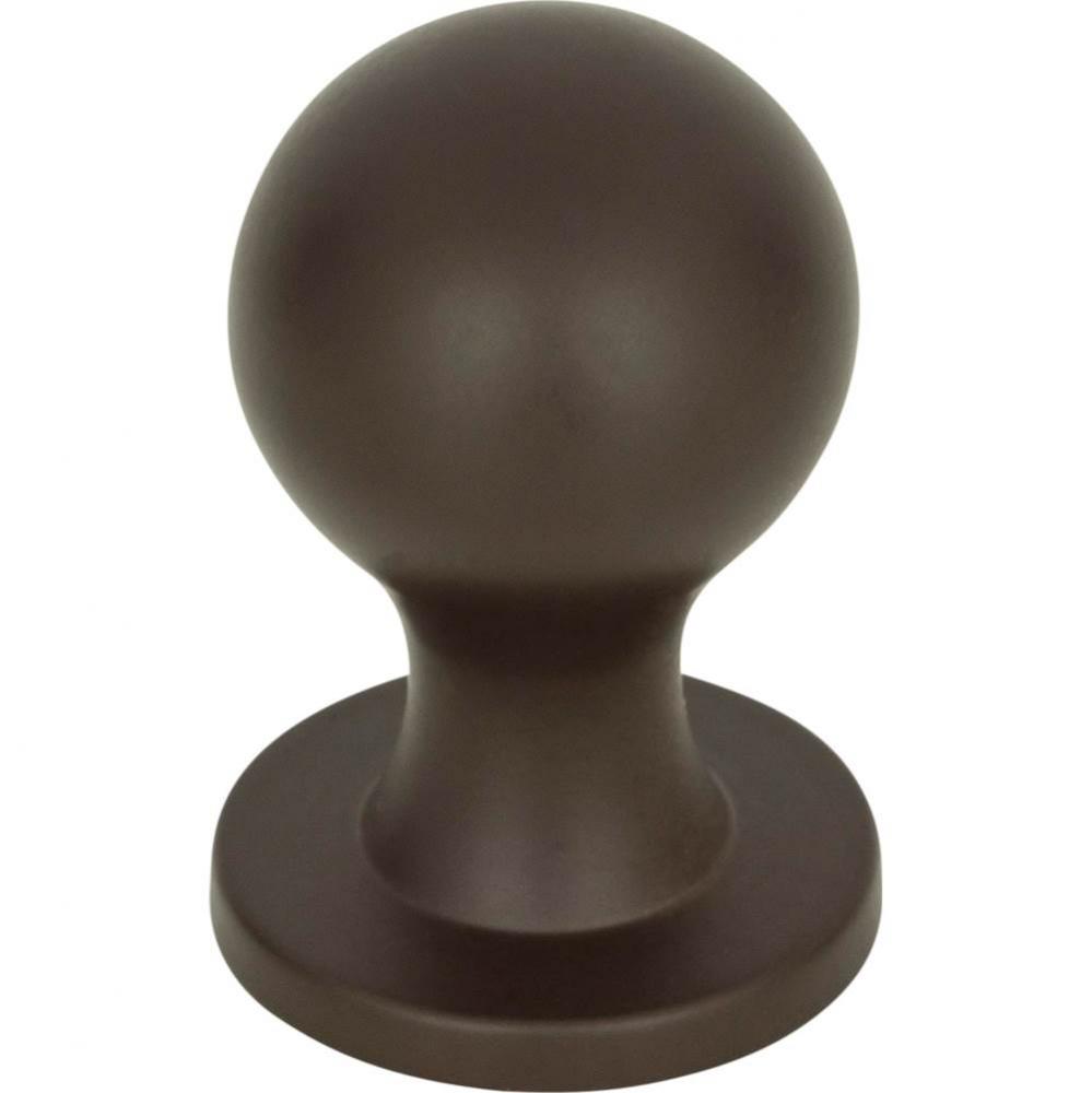 Nipple Knob 3/4 Inch Aged Bronze