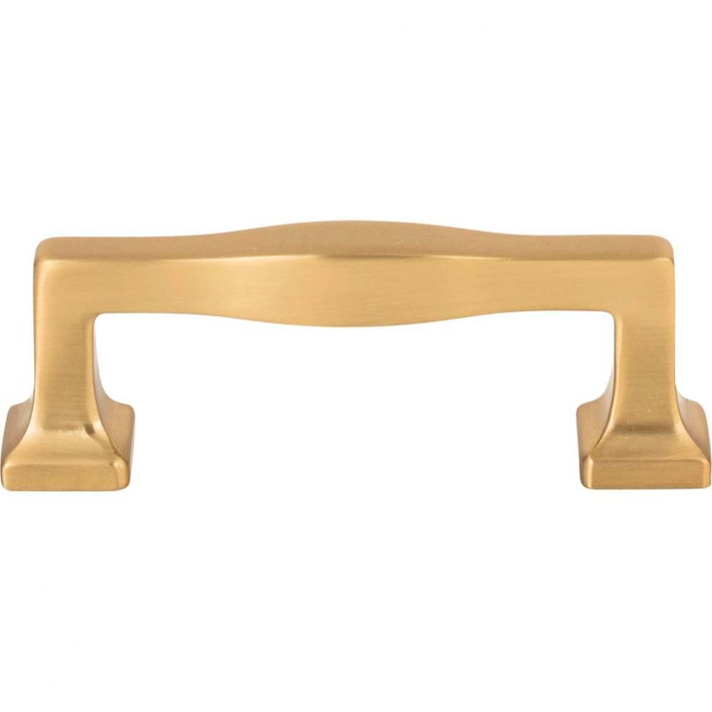 Kate Pull 3 Inch (c-c) Warm Brass