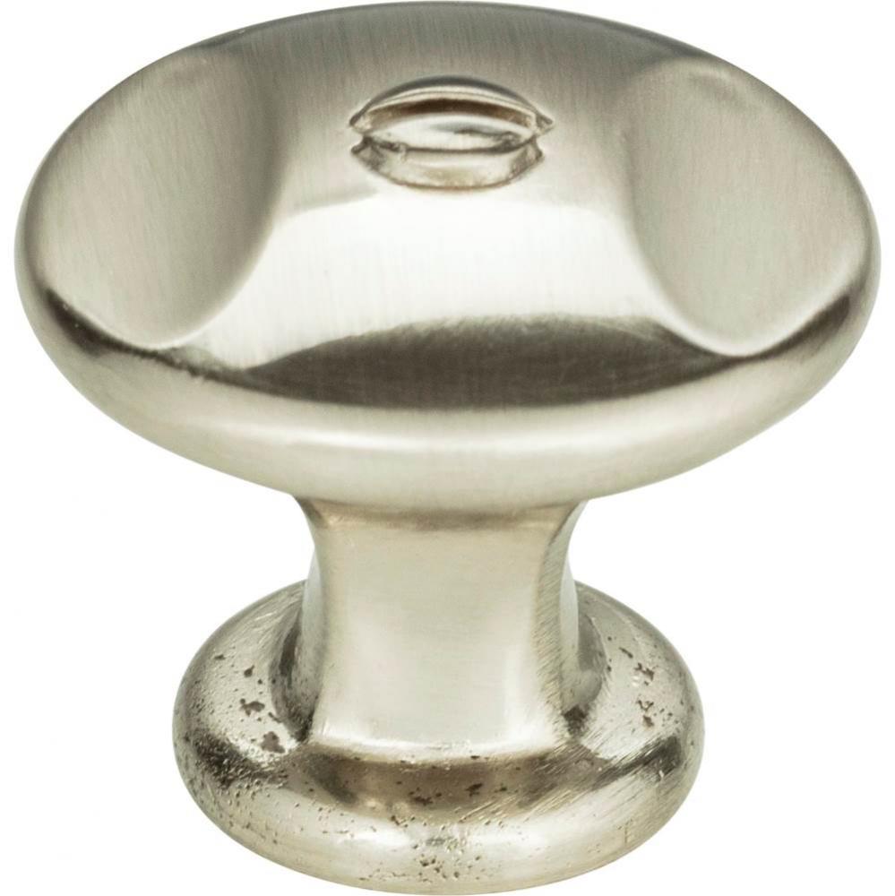 Ergo Knob 1 3/8 Inch Brushed Nickel