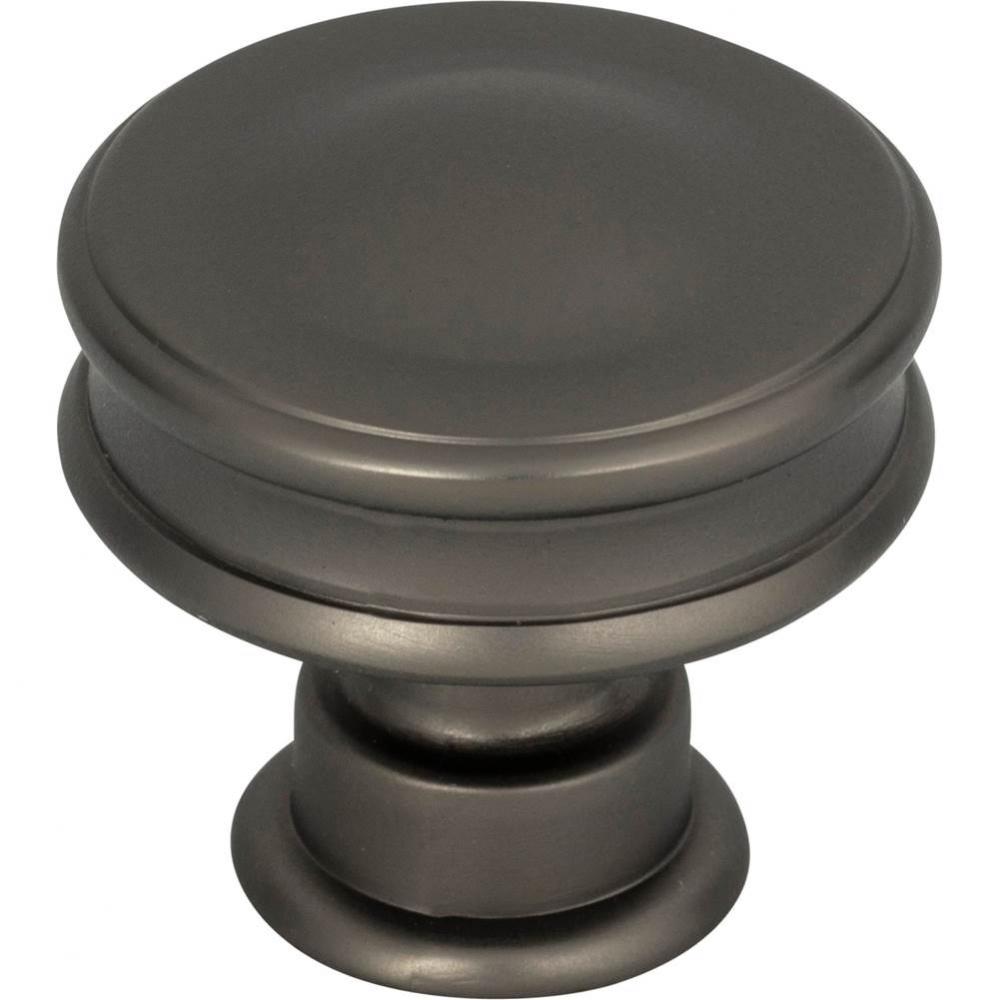 Oskar Knob 1 1/4 Inch Slate
