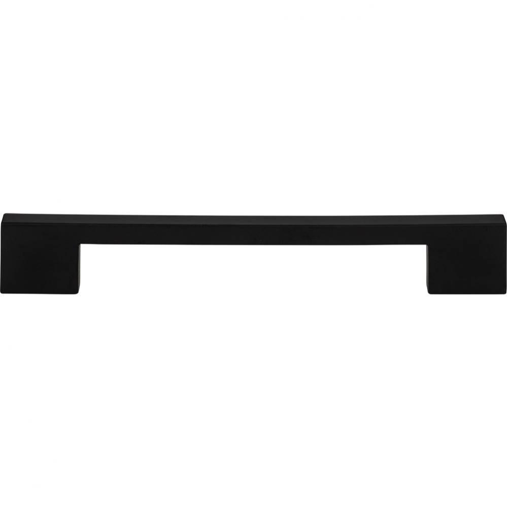 Thin Square Pull 7 9/16 Inch (c-c) Matte Black