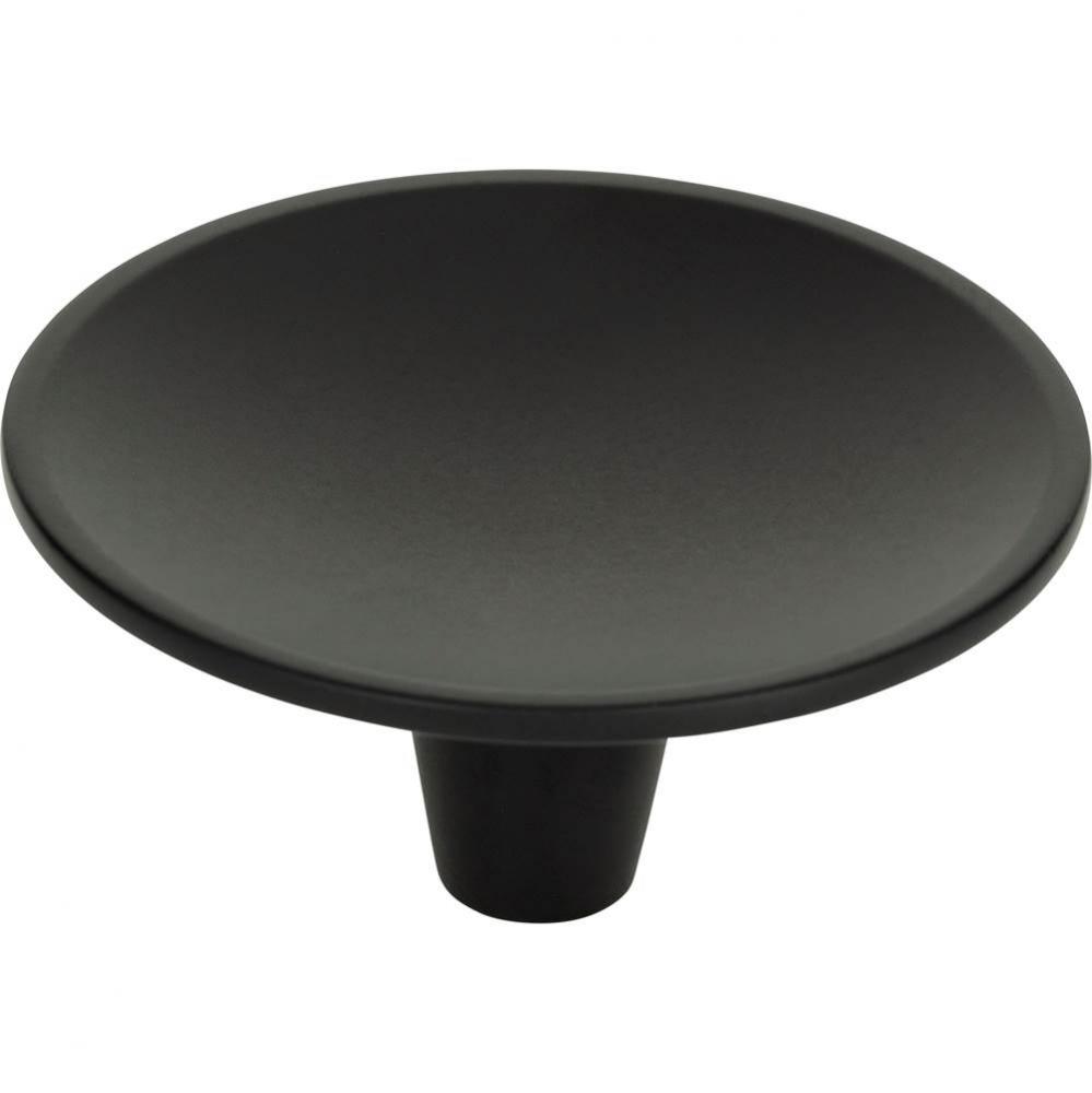 Dap Round Knob 2 1/2 Inch Matte Black