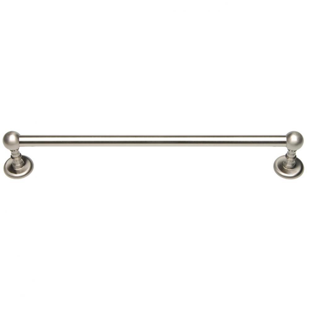 Emma Bath Towel Bar 18 Inch Single Brushed Nickel