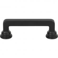 Atlas A101-BL - Oskar Pull 3 Inch (c-c) Matte Black