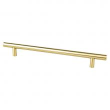 Berenson 0824-2MDB-P - Tempo 192mm CC Modern Brushed Gold Bar Pull